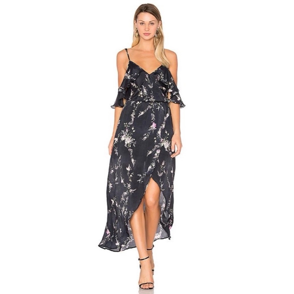 NWOT Karina Grimaldi Rockefeller Print Maxi Dress in St Barth, sz XS